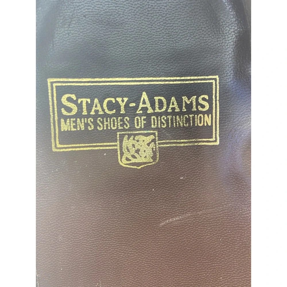 Stacy Adams Men Size 9D Brown Leather Cap Toe Oxford Dress Shoes‎ Classic Formal